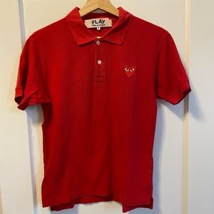 Comme des garçons PLAY - Red Polo - small